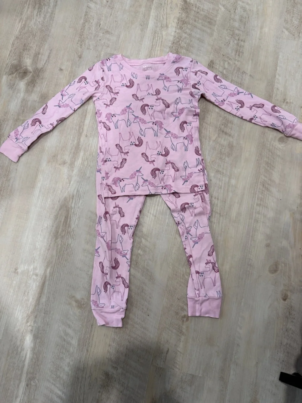 Carter's Pink Unicorn Print Pajama Set